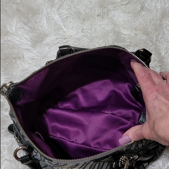 😍Coach Limited Edition Madison Sophia Lurex
Zebra handbag & matching wallet🤍 - Picture 8 of 11